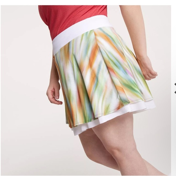 NWT CALIA Women's Double Layer Mesh Golf Skort size Large. 50+ UV protection - Picture 6 of 8